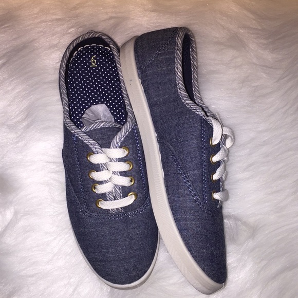 Blue Denim Casual Sneakers (NWOT) - Picture 2 of 6